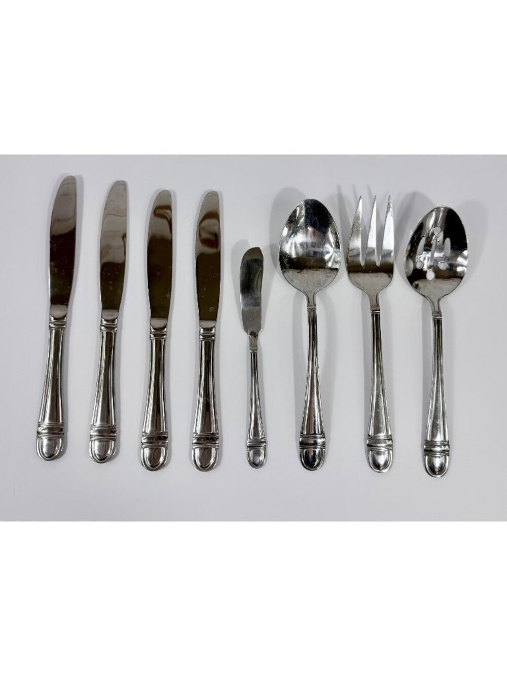 International Silver INS669 Pattern Set Of 8 Stainless Steel Replacement Flatwar